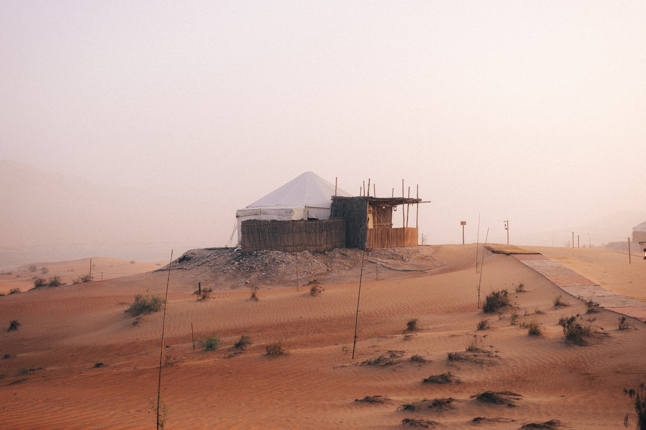 Luxury camping experience in Liwa, Abu Dhabi