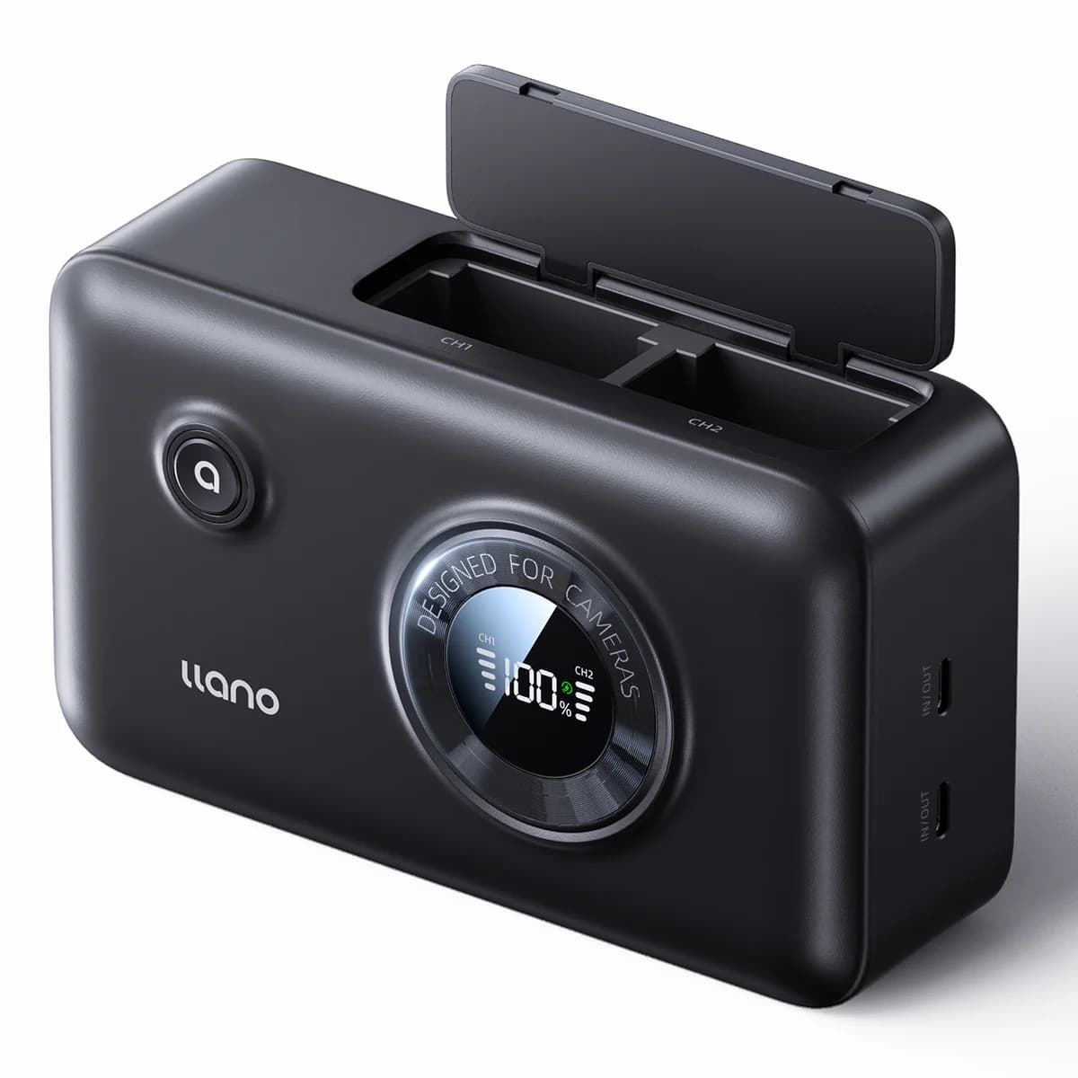 Llano 2-in-1 NP-FZ100 Dual Charging Case (12400mAh) — power rental
