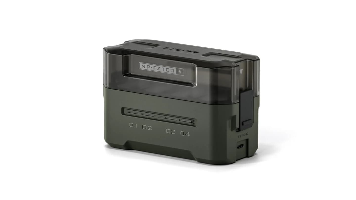 Tilta NP-FZ100 4-Bay Portable Charging Station — power rental